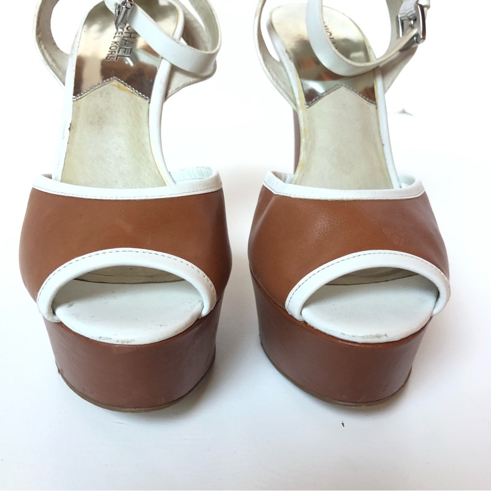 Michael Kors Platform Ankle Strap Stiletto leather Sandals | 7.5 - Picture 8 of 17